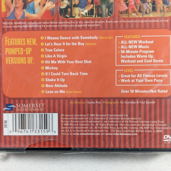 Richard Simmons Super Sweatin´ Party off the pounds workout dvd 50 mins - Picture 8 of 8